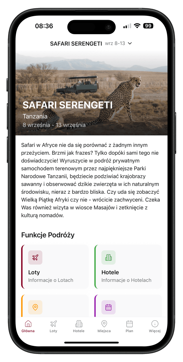 Smart Trippy aplikacja mobilna